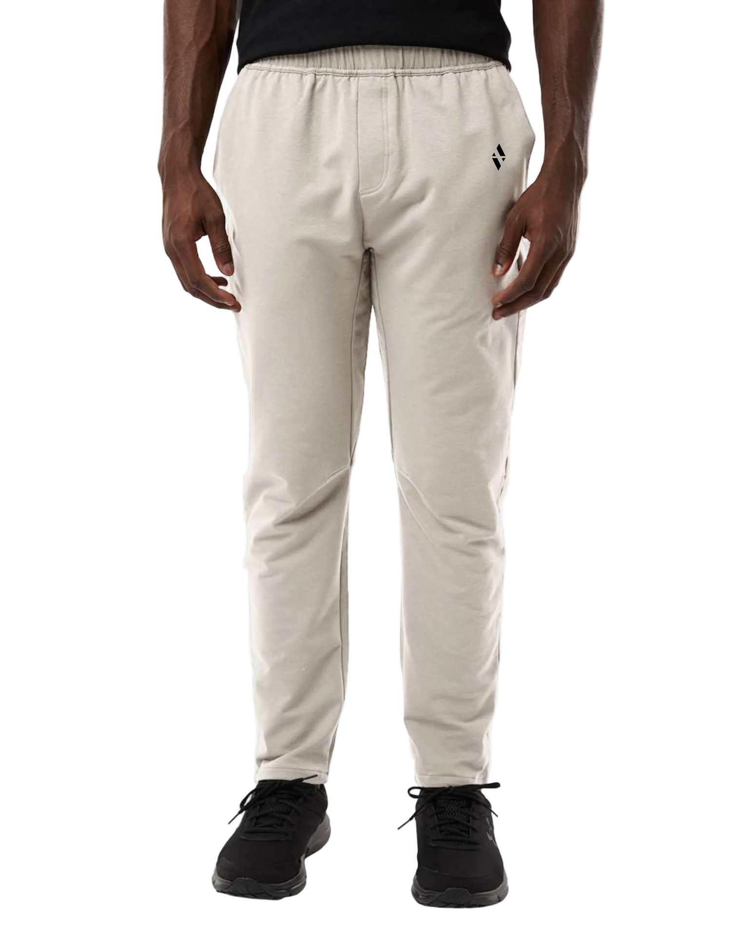 Performance French Terry Fleece Pants – Cream
